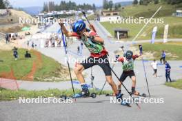 22.09.2024, Premanon, France (FRA): Mathis Laine (FRA) - Biathlon Samse Summer Tour, pursuit, Premanon (FRA). www.nordicfocus.com. © Manzoni/NordicFocus. Every downloaded picture is fee-liable.