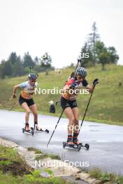 22.09.2024, Premanon, France (FRA): Camille Coupe (FRA) - Biathlon Samse Summer Tour, pursuit, Premanon (FRA). www.nordicfocus.com. © Manzoni/NordicFocus. Every downloaded picture is fee-liable.