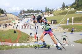 22.09.2024, Premanon, France (FRA): Corentin Jorda (FRA) - Biathlon Samse Summer Tour, pursuit, Premanon (FRA). www.nordicfocus.com. © Manzoni/NordicFocus. Every downloaded picture is fee-liable.