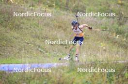 22.09.2024, Premanon, France (FRA): Oceane Michelon (FRA) - Biathlon Samse Summer Tour, pursuit, Premanon (FRA). www.nordicfocus.com. © Manzoni/NordicFocus. Every downloaded picture is fee-liable.