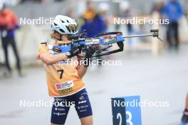 22.09.2024, Premanon, France (FRA): Anaelle Bondoux (FRA) - Biathlon Samse Summer Tour, pursuit, Premanon (FRA). www.nordicfocus.com. © Manzoni/NordicFocus. Every downloaded picture is fee-liable.