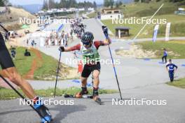 22.09.2024, Premanon, France (FRA): Marius Thiriat (FRA) - Biathlon Samse Summer Tour, pursuit, Premanon (FRA). www.nordicfocus.com. © Manzoni/NordicFocus. Every downloaded picture is fee-liable.