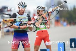 22.09.2024, Premanon, France (FRA): Enzo Bouillet (FRA) - Biathlon Samse Summer Tour, pursuit, Premanon (FRA). www.nordicfocus.com. © Manzoni/NordicFocus. Every downloaded picture is fee-liable.