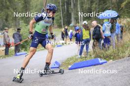 22.09.2024, Premanon, France (FRA): Quentin Fillon Maillet (FRA) - Biathlon Samse Summer Tour, pursuit, Premanon (FRA). www.nordicfocus.com. © Manzoni/NordicFocus. Every downloaded picture is fee-liable.