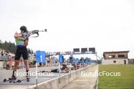 22.09.2024, Premanon, France (FRA): Flavio Guy (FRA) - Biathlon Samse Summer Tour, pursuit, Premanon (FRA). www.nordicfocus.com. © Manzoni/NordicFocus. Every downloaded picture is fee-liable.