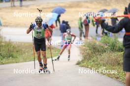 22.09.2024, Premanon, France (FRA): Dajan Danuser (SUI) - Biathlon Samse Summer Tour, pursuit, Premanon (FRA). www.nordicfocus.com. © Manzoni/NordicFocus. Every downloaded picture is fee-liable.