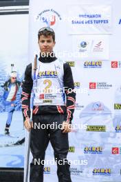 22.09.2024, Premanon, France (FRA): Clement Pires (FRA) - Biathlon Samse Summer Tour, pursuit, Premanon (FRA). www.nordicfocus.com. © Manzoni/NordicFocus. Every downloaded picture is fee-liable.