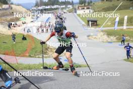 22.09.2024, Premanon, France (FRA): Marius Thiriat (FRA) - Biathlon Samse Summer Tour, pursuit, Premanon (FRA). www.nordicfocus.com. © Manzoni/NordicFocus. Every downloaded picture is fee-liable.