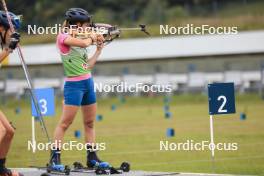 22.09.2024, Premanon, France (FRA): Alice Dusserre (FRA) - Biathlon Samse Summer Tour, pursuit, Premanon (FRA). www.nordicfocus.com. © Manzoni/NordicFocus. Every downloaded picture is fee-liable.