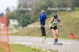 22.09.2024, Premanon, France (FRA): Justine Lejeune (FRA) - Biathlon Samse Summer Tour, pursuit, Premanon (FRA). www.nordicfocus.com. © Manzoni/NordicFocus. Every downloaded picture is fee-liable.