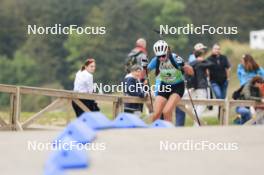 22.09.2024, Premanon, France (FRA): Mila Ambert (FRA) - Biathlon Samse Summer Tour, pursuit, Premanon (FRA). www.nordicfocus.com. © Manzoni/NordicFocus. Every downloaded picture is fee-liable.