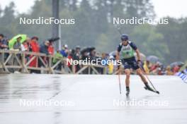 22.09.2024, Premanon, France (FRA): Quentin Fillon Maillet (FRA) - Biathlon Samse Summer Tour, pursuit, Premanon (FRA). www.nordicfocus.com. © Manzoni/NordicFocus. Every downloaded picture is fee-liable.