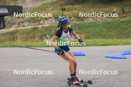 22.09.2024, Premanon, France (FRA): Louise Roguet (FRA) - Biathlon Samse Summer Tour, pursuit, Premanon (FRA). www.nordicfocus.com. © Manzoni/NordicFocus. Every downloaded picture is fee-liable.