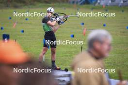 22.09.2024, Premanon, France (FRA): Edgar Geny (FRA) - Biathlon Samse Summer Tour, pursuit, Premanon (FRA). www.nordicfocus.com. © Manzoni/NordicFocus. Every downloaded picture is fee-liable.