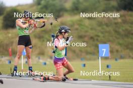 22.09.2024, Premanon, France (FRA): Justine Lejeune (FRA) - Biathlon Samse Summer Tour, pursuit, Premanon (FRA). www.nordicfocus.com. © Manzoni/NordicFocus. Every downloaded picture is fee-liable.