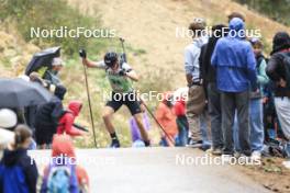 22.09.2024, Premanon, France (FRA): Sandro Bovisi (SUI) - Biathlon Samse Summer Tour, pursuit, Premanon (FRA). www.nordicfocus.com. © Manzoni/NordicFocus. Every downloaded picture is fee-liable.