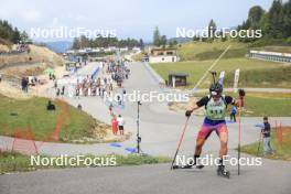 22.09.2024, Premanon, France (FRA): Romain Michaud-Claret (FRA) - Biathlon Samse Summer Tour, pursuit, Premanon (FRA). www.nordicfocus.com. © Manzoni/NordicFocus. Every downloaded picture is fee-liable.