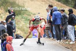 22.09.2024, Premanon, France (FRA): Antonin Delsol (FRA) - Biathlon Samse Summer Tour, pursuit, Premanon (FRA). www.nordicfocus.com. © Manzoni/NordicFocus. Every downloaded picture is fee-liable.