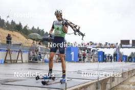 22.09.2024, Premanon, France (FRA): Eric Perrot (FRA) - Biathlon Samse Summer Tour, pursuit, Premanon (FRA). www.nordicfocus.com. © Manzoni/NordicFocus. Every downloaded picture is fee-liable.