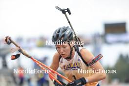 22.09.2024, Premanon, France (FRA): Oceane Michelon (FRA) - Biathlon Samse Summer Tour, pursuit, Premanon (FRA). www.nordicfocus.com. © Manzoni/NordicFocus. Every downloaded picture is fee-liable.