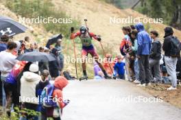 22.09.2024, Premanon, France (FRA): Esteban Javaux (FRA) - Biathlon Samse Summer Tour, pursuit, Premanon (FRA). www.nordicfocus.com. © Manzoni/NordicFocus. Every downloaded picture is fee-liable.