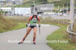 22.09.2024, Premanon, France (FRA): Valeria Benderer (SUI) - Biathlon Samse Summer Tour, pursuit, Premanon (FRA). www.nordicfocus.com. © Manzoni/NordicFocus. Every downloaded picture is fee-liable.