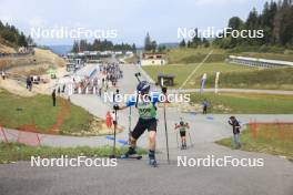 22.09.2024, Premanon, France (FRA): Noe Seigneur (FRA) - Biathlon Samse Summer Tour, pursuit, Premanon (FRA). www.nordicfocus.com. © Manzoni/NordicFocus. Every downloaded picture is fee-liable.