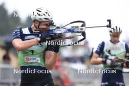 22.09.2024, Premanon, France (FRA): Emilien Jacquelin (FRA) - Biathlon Samse Summer Tour, pursuit, Premanon (FRA). www.nordicfocus.com. © Manzoni/NordicFocus. Every downloaded picture is fee-liable.