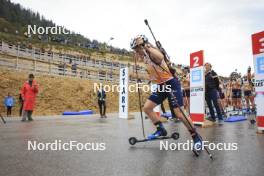 22.09.2024, Premanon, France (FRA): Jeanne Richard (FRA) - Biathlon Samse Summer Tour, pursuit, Premanon (FRA). www.nordicfocus.com. © Manzoni/NordicFocus. Every downloaded picture is fee-liable.