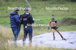 22.09.2024, Premanon, France (FRA): Camille Coupe (FRA) - Biathlon Samse Summer Tour, pursuit, Premanon (FRA). www.nordicfocus.com. © Manzoni/NordicFocus. Every downloaded picture is fee-liable.