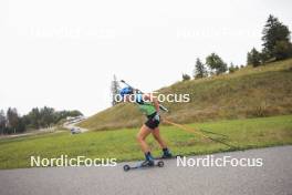 22.09.2024, Premanon, France (FRA): Emma Oustry (FRA) - Biathlon Samse Summer Tour, pursuit, Premanon (FRA). www.nordicfocus.com. © Manzoni/NordicFocus. Every downloaded picture is fee-liable.