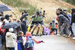 22.09.2024, Premanon, France (FRA): Mathieu Garcia (FRA) - Biathlon Samse Summer Tour, pursuit, Premanon (FRA). www.nordicfocus.com. © Manzoni/NordicFocus. Every downloaded picture is fee-liable.