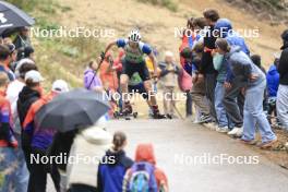 22.09.2024, Premanon, France (FRA): Gianmaria Tedaldi (SUI) - Biathlon Samse Summer Tour, pursuit, Premanon (FRA). www.nordicfocus.com. © Manzoni/NordicFocus. Every downloaded picture is fee-liable.