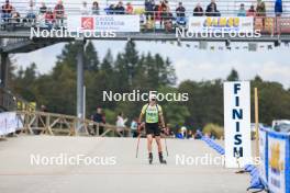 22.09.2024, Premanon, France (FRA): Leo Carlier (FRA) - Biathlon Samse Summer Tour, pursuit, Premanon (FRA). www.nordicfocus.com. © Manzoni/NordicFocus. Every downloaded picture is fee-liable.