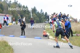 22.09.2024, Premanon, France (FRA): Undefined athlete competes - Biathlon Samse Summer Tour, pursuit, Premanon (FRA). www.nordicfocus.com. © Manzoni/NordicFocus. Every downloaded picture is fee-liable.