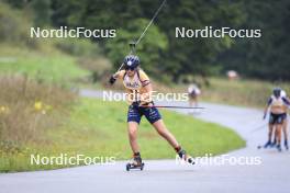 22.09.2024, Premanon, France (FRA): Chloe Chevalier (FRA) - Biathlon Samse Summer Tour, pursuit, Premanon (FRA). www.nordicfocus.com. © Manzoni/NordicFocus. Every downloaded picture is fee-liable.