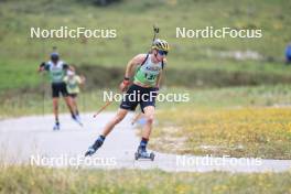 22.09.2024, Premanon, France (FRA): Jakob Richter (SUI) - Biathlon Samse Summer Tour, pursuit, Premanon (FRA). www.nordicfocus.com. © Manzoni/NordicFocus. Every downloaded picture is fee-liable.