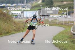 22.09.2024, Premanon, France (FRA): Justine Lejeune (FRA) - Biathlon Samse Summer Tour, pursuit, Premanon (FRA). www.nordicfocus.com. © Manzoni/NordicFocus. Every downloaded picture is fee-liable.