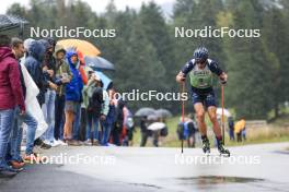 22.09.2024, Premanon, France (FRA): Quentin Fillon Maillet (FRA) - Biathlon Samse Summer Tour, pursuit, Premanon (FRA). www.nordicfocus.com. © Manzoni/NordicFocus. Every downloaded picture is fee-liable.