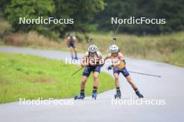 22.09.2024, Premanon, France (FRA): Anaelle Bondoux (FRA) - Biathlon Samse Summer Tour, pursuit, Premanon (FRA). www.nordicfocus.com. © Manzoni/NordicFocus. Every downloaded picture is fee-liable.