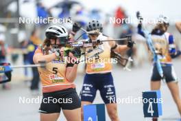 22.09.2024, Premanon, France (FRA): Lena Haecki-Gross (SUI) - Biathlon Samse Summer Tour, pursuit, Premanon (FRA). www.nordicfocus.com. © Manzoni/NordicFocus. Every downloaded picture is fee-liable.