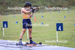 22.09.2024, Premanon, France (FRA): Julia Simon (FRA) - Biathlon Samse Summer Tour, pursuit, Premanon (FRA). www.nordicfocus.com. © Manzoni/NordicFocus. Every downloaded picture is fee-liable.