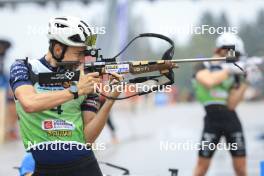 22.09.2024, Premanon, France (FRA): Eric Perrot (FRA) - Biathlon Samse Summer Tour, pursuit, Premanon (FRA). www.nordicfocus.com. © Manzoni/NordicFocus. Every downloaded picture is fee-liable.