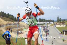 22.09.2024, Premanon, France (FRA): Max Bucher (FRA) - Biathlon Samse Summer Tour, pursuit, Premanon (FRA). www.nordicfocus.com. © Manzoni/NordicFocus. Every downloaded picture is fee-liable.