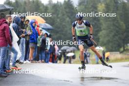 22.09.2024, Premanon, France (FRA): Quentin Fillon Maillet (FRA) - Biathlon Samse Summer Tour, pursuit, Premanon (FRA). www.nordicfocus.com. © Manzoni/NordicFocus. Every downloaded picture is fee-liable.