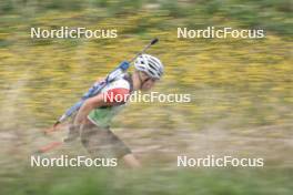 22.09.2024, Premanon, France (FRA): Hugo Francois (FRA) - Biathlon Samse Summer Tour, pursuit, Premanon (FRA). www.nordicfocus.com. © Manzoni/NordicFocus. Every downloaded picture is fee-liable.