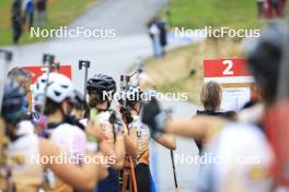 22.09.2024, Premanon, France (FRA): Event Feature: Start of womens race - Biathlon Samse Summer Tour, pursuit, Premanon (FRA). www.nordicfocus.com. © Manzoni/NordicFocus. Every downloaded picture is fee-liable.