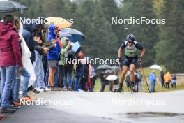 22.09.2024, Premanon, France (FRA): Quentin Fillon Maillet (FRA) - Biathlon Samse Summer Tour, pursuit, Premanon (FRA). www.nordicfocus.com. © Manzoni/NordicFocus. Every downloaded picture is fee-liable.