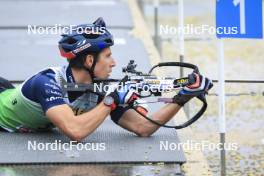 22.09.2024, Premanon, France (FRA): Quentin Fillon Maillet (FRA) - Biathlon Samse Summer Tour, pursuit, Premanon (FRA). www.nordicfocus.com. © Manzoni/NordicFocus. Every downloaded picture is fee-liable.