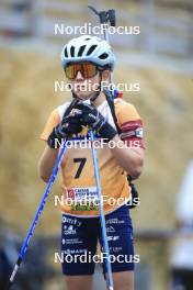 22.09.2024, Premanon, France (FRA): Anaelle Bondoux (FRA) - Biathlon Samse Summer Tour, pursuit, Premanon (FRA). www.nordicfocus.com. © Manzoni/NordicFocus. Every downloaded picture is fee-liable.